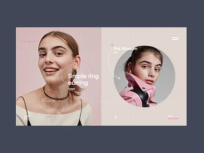 Dia Amarillo Collections Page collections concept designer e commerce e shop fashion kids spring ui ux website women