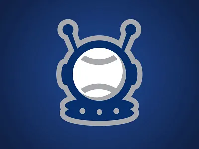 Las Vegas 51s Helmet Concept alien baseball extraterrestrial eyes hand helmet illustration logo planet space