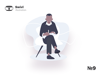 Swivl Illustration №9 cleandesign dribbble graphics iavgel infographics light mule recap sticker stickers swivl