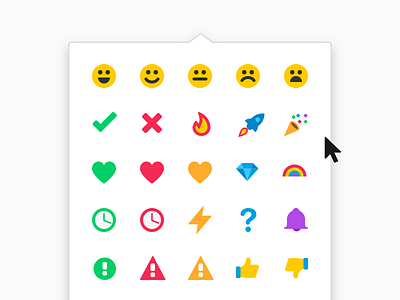 monday.com Emoji Set emoji fire monday.com rainbow smiley thumb