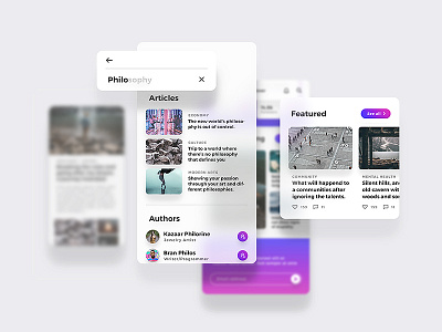 Lydia UI Kit - Beautiful, Rich & Minimal activity article blog clean customizable interactive iphone x iphonex minimal mobile ui ux