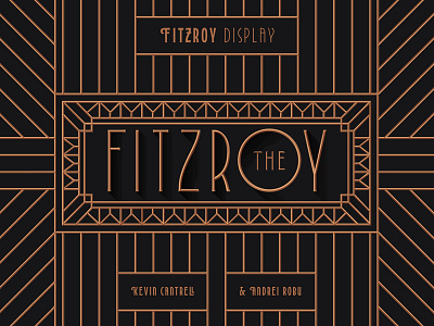 Fitzroy Display fonts glyphs type typedesign typeface typography