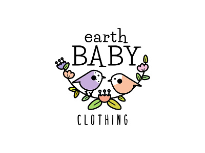 earth baby clothing classic clothing emblem logo vintage