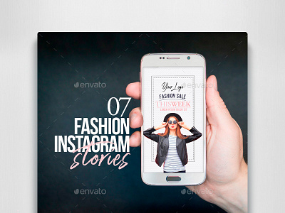 07 Instagram Fashion Stories banner chic fashion graphic instagram stories marketing minimalist multipurpose online retail sale social media
