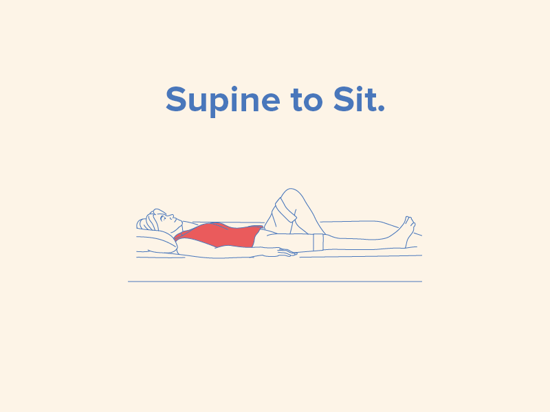 Sitting bed clean illustration line person professional sit