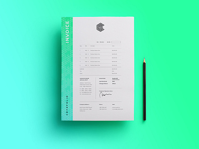 Cryofolio blockchain brand cryofolio crypto gradient graphic green hunap hunapstudio identity illustration invoice