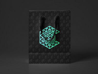 Cryofolio bag blockchain brand cryofolio crypto gradient graphic green hunap hunapstudio identity illustration