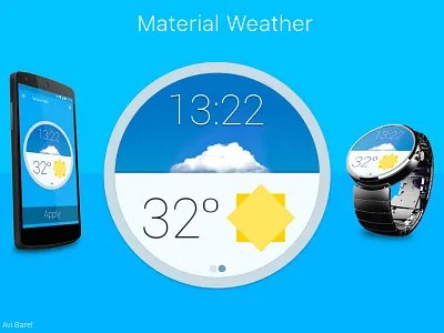 Md Weather app material design watch weather