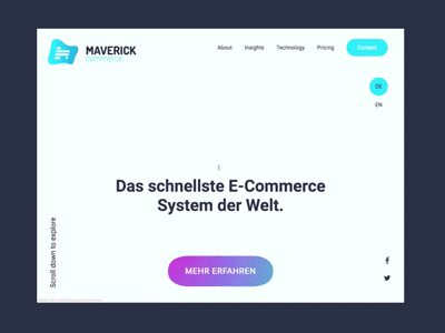 Maverick page loader elastic gif interaction liquid loader metaballs svg ui ux web design