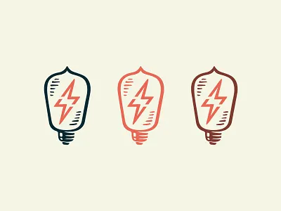 Murmur Creative Lightning Bulb light bulb lightning logo