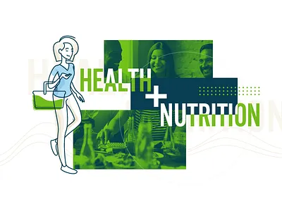 Shop Outline nutrition shop style text overlay