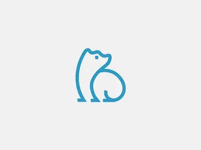 Minimalist Line Art Polar Bear Logo – Modern & Strong Branding animal arctic bear brand identity branding business design finance graphic design investment line art logo design minimalist modern nature outdoor polar sustainable tech visual identity