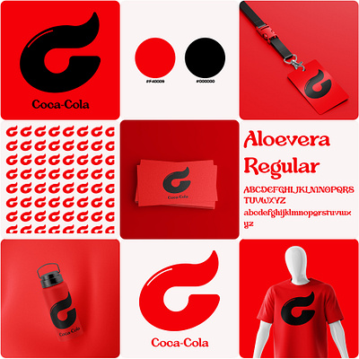 Coca-Cola Logo and Brand Identity Concept branding graphic design logo