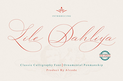 Lile Dahliya Font branding casual custom lettered pen elegant gentle handwriting handwritten font happy lile dahliya font logo quirky romantic script font sweet trendy unique unusual vintage wedding whimsical