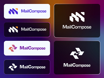 Explorations for a new client project! Look out for MailCompose. app branding graphic design logo productdesign saas