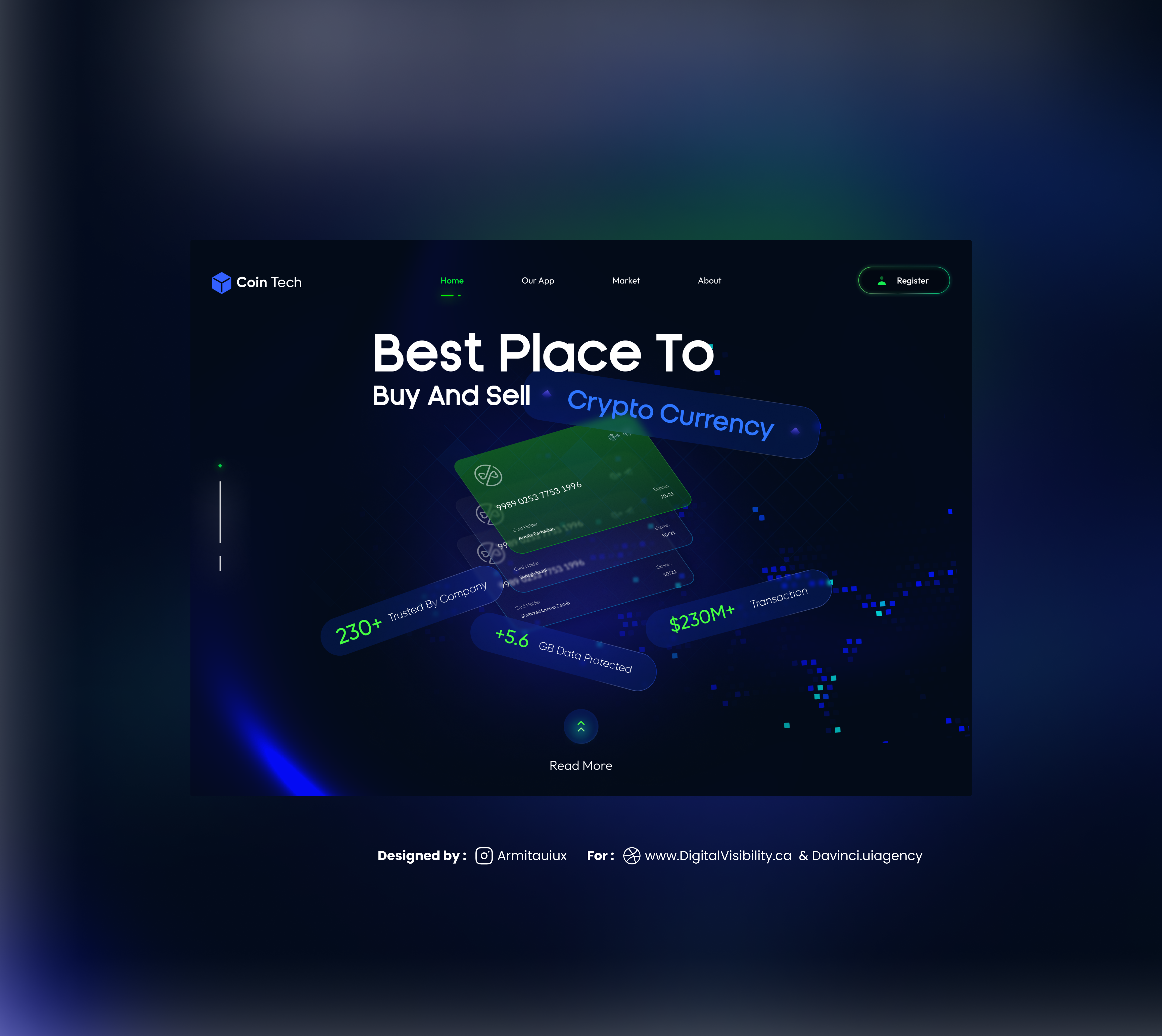 Crypto Currency Hero Section ✨ component crypto cryptocurrency design hero section ui vector