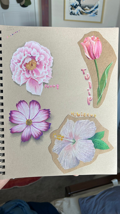 Flowers (prismacolor)