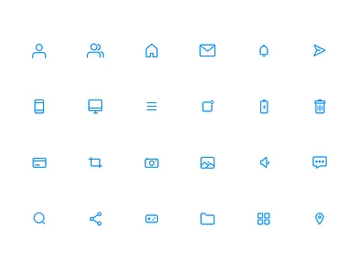 Icon Sets blue freebie icon pack icon sets ui ui elements