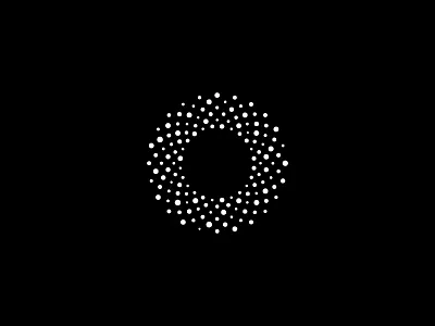 Organic abstract biology brand circular core design geometric health logo medical optical symbol