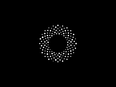 Organic abstract biology brand circular core design geometric health logo medical optical symbol