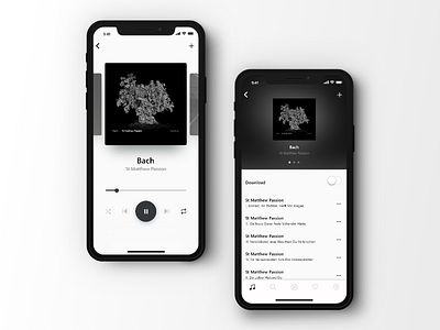 Daily UI #009 Music Player adobe xd app dailyui 009 mobile music player