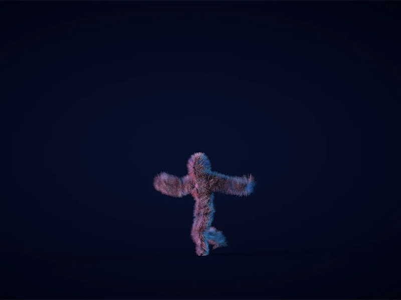 daily practice 3d 4d animation c4d cinema dancer gif