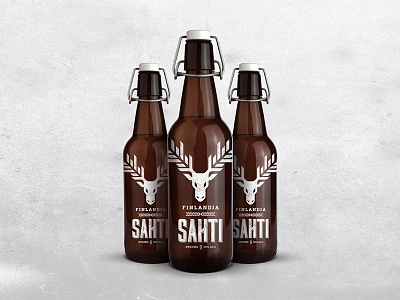 Sahti Beer Brand Identity Design brand branding breakdown creation design identity logo message