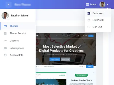 Dashboard admin dashboard minimal ui