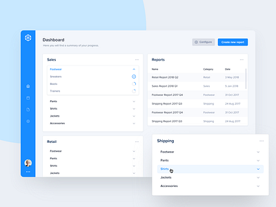 Marketing Dashboard cards clean dashboard interface marketing metrics minimal statistics tables tool ui ux