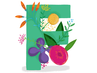 F for Flower abc f flower flowers madalva