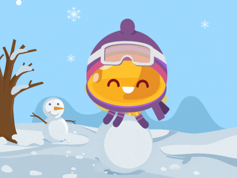 Either in summer or in winter, Helllo Dribbble!