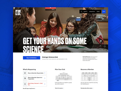 Launched: The Field Museum design hero illustration museum nature ui ux web design web design inspiration