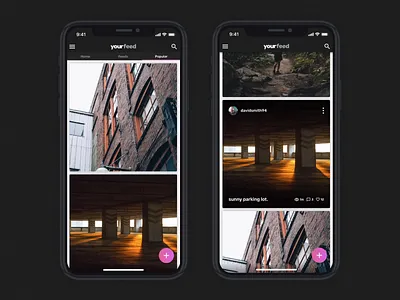 Day 10 - Popular Feed app challenge dailyui feed ui ux
