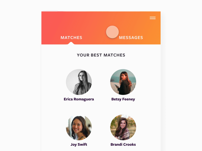 Sliding Tab after animation app effects indicator mobile motion pages slide tab ui ux
