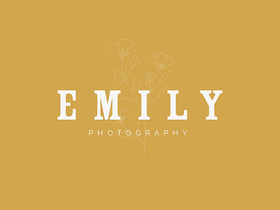 Logo a day | Emily Photography brand design branding logo logo design photography logo