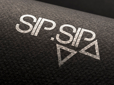 "SIP SIP" LOGO brand identity branding design graphicdesign icon identity logo logotype symbol symbol design wordmark