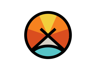 Grand Canyon Campgrounds Logo Concept arizona camping grand canyon identity logo