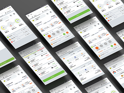 Fleet Services Mobile App Sceen app design mobile screens ui