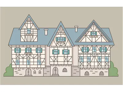 1 building house illustration