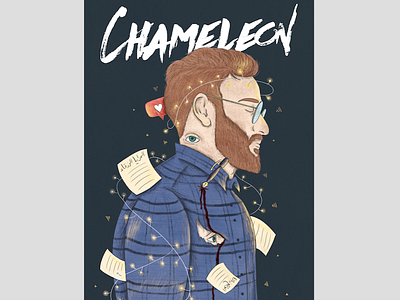 Chameleon childrensbook illozoo illustration kidlitart magic rafikillustrate
