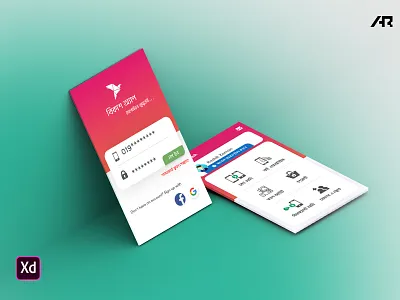 Bkash App - Redesigned app bangladesh bkash minimal money transfer phone recharge shopping ui ux