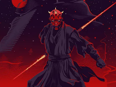 Darth Maul darth darthmaul lightsaber scifi space starwars theforce