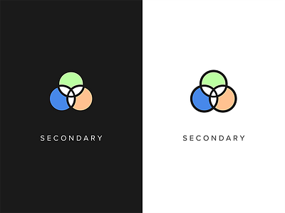 COLORS - Icon study - Part 2 branding graphic icon negative nuances peach pistachio positive primary three ui water