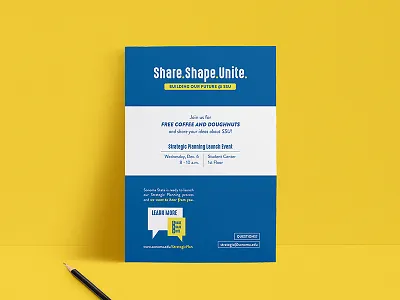 Strategic Plan Launch Event Flyer