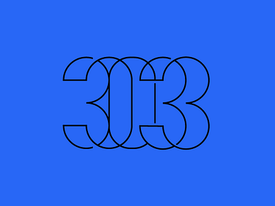 303 logo mark number