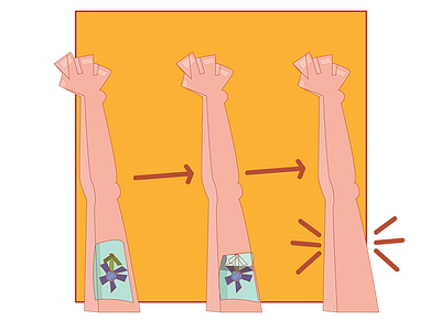 Sense-Balm + Epi-Patch: User Scenarios - Step 4 illustration user flows user scenarios