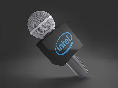 3D MicroPhone Mic Flag Mockup Generator mediamodifier mockup mockup generator online mockup photoshop psd template