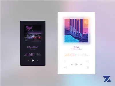 Music UI Concept monstercat music ui ux zilux