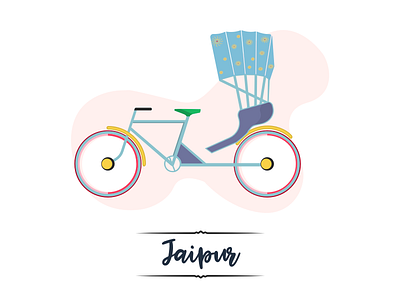 My Pink City! design inspiration pink city rickshaw series ui design visual design