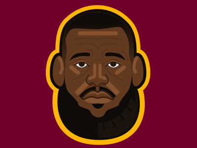Sad Lebron basketball cavaliers finals game illustration james jr lebron loss sad sketch vector